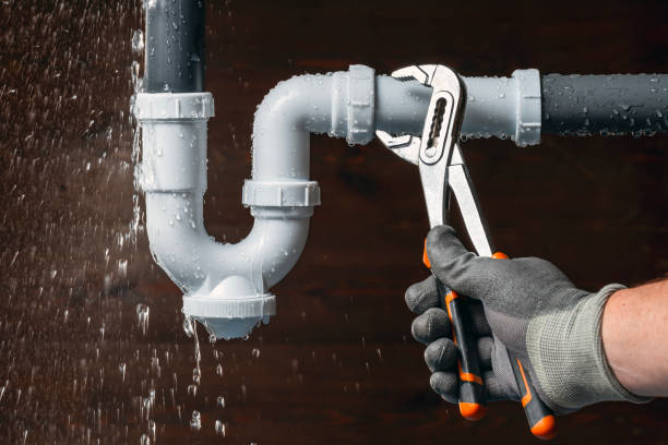 Professional Plumbing technician working in Russell, KS